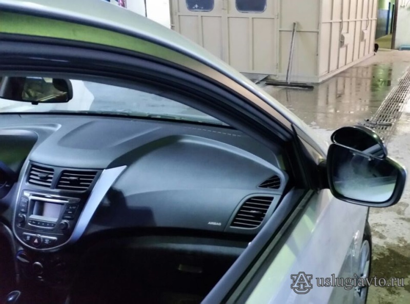 Hyundai Solaris - Правое наружное дополнительное зеркало